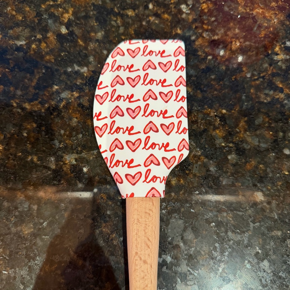 Sur La Table Valentine's Day Heart Spatula - Picture 3 of 5